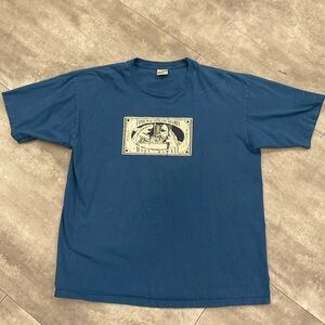 Vintage poker and blackjack, shark T-shirt XL